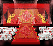 中式婚礼效果图设计素材