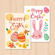 复活节兔子彩蛋图片素材