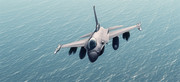 海面上战斗飞机图片素材