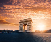 法国凯旋门图片摄影