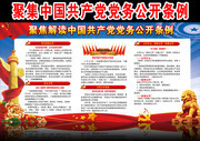 读懂中国共产党党务公开条例内容板报