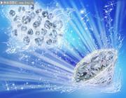 钻石水花背景图片素材