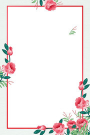 手绘花朵植物花纹背景素材