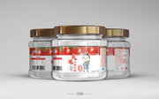 小西红柿小食品瓶贴标签设计