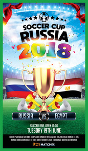 2018俄罗斯世界杯海报设计素材