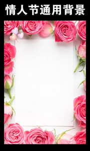 粉色玫瑰花背景图片下载