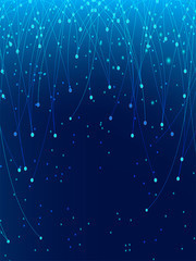 蓝色粒子科技背景图片下载
