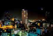 日本城市建筑夜景灯光图片素材