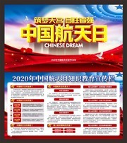 2020年中国航天日宣传栏