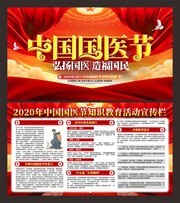 中国国医节知识宣传栏