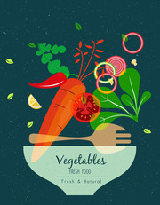 蔬果手绘矢量图片下载