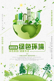 绿色环境宣传海报