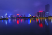  南宁南湖夜景图片