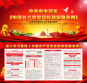 中国共产党党员权利保障条例宣传栏