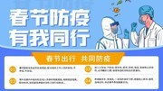 春节防疫宣传海报模板下载