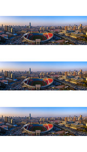 山东省体育中心全景图片