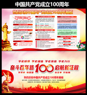 庆祝建党100周年宣传栏