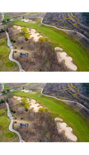 鸟瞰高尔夫球场图片