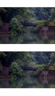 桃花湖风景图片