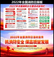 2022消防日活动展板