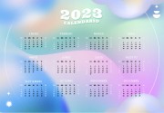 2023年日历表图片素材