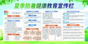 小清新夏季防暑健康教育宣传栏