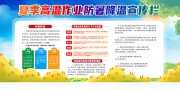 高温防暑夏季健康宣传栏