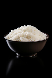 一碗白米饭的图片
