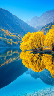 秋天山水风景壁纸