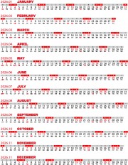 2026马年日历表图片素材