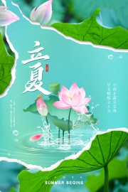 立夏节气宣传图片素材