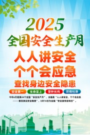 安全生产月宣传展板图片下载