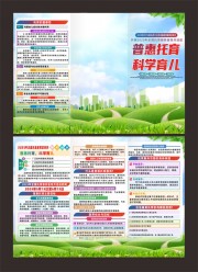 2025年全国托育服务宣传月三折页