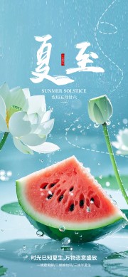 夏至海报图片夏至