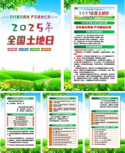 2025年全国土地日宣传系列海报下载