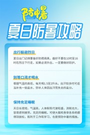 夏日防暑海报图片素材
