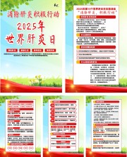 2025年世界肝炎日宣传系列海报