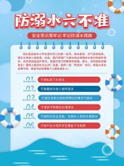防溺水安全常识海报