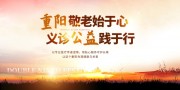 重阳节义诊公益活动展板
