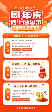 周年庆促销活动海报