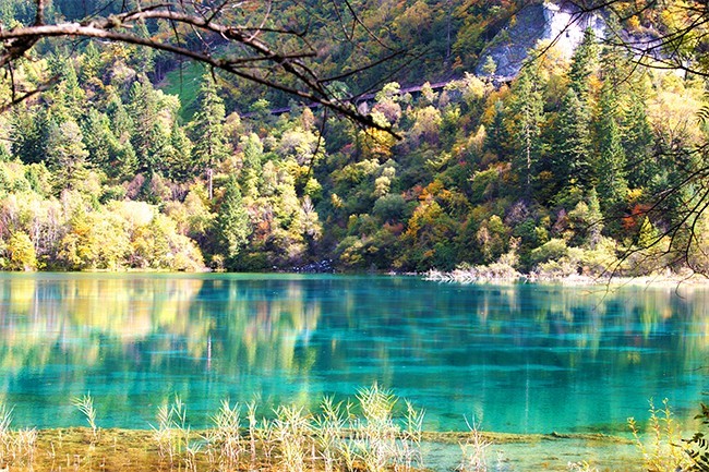 九寨溝山水風景攝影圖片素材