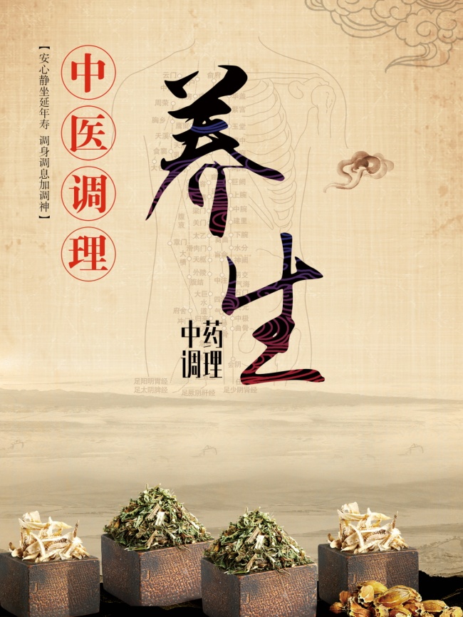 中医养生海报图片素材下载