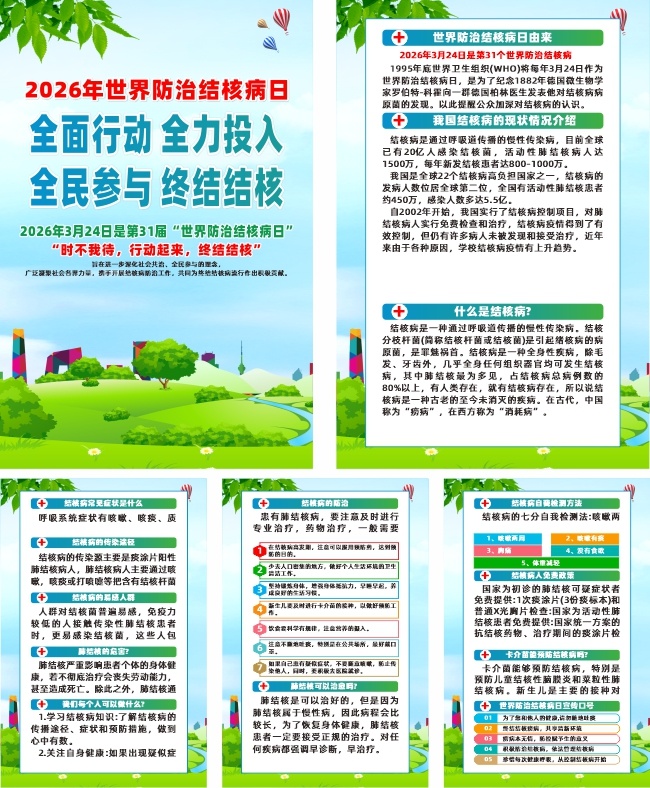 2026年世界防治结核病日海报套图