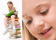 女孩与书本